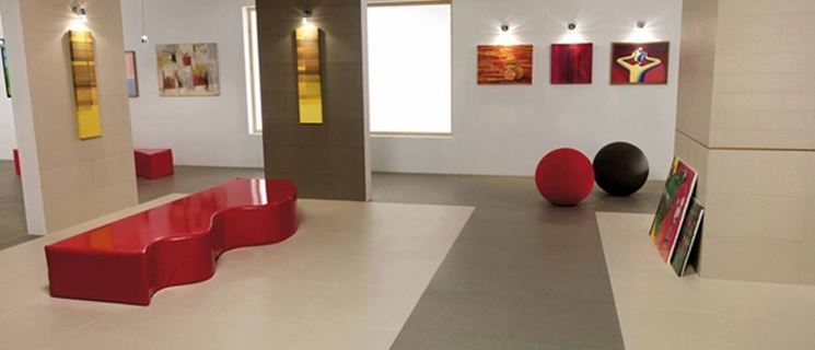 Pavimento in ceramica con texture