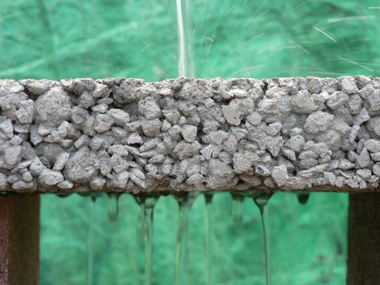 cemento drenante 