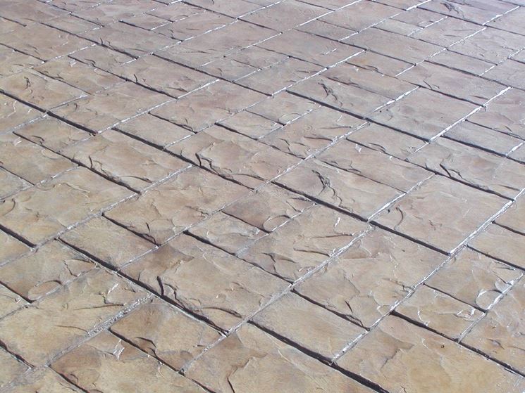 Migliori pavimenti stampati per esterni pavimento da esterni ... Pavimenti in cemento stampato per esterni