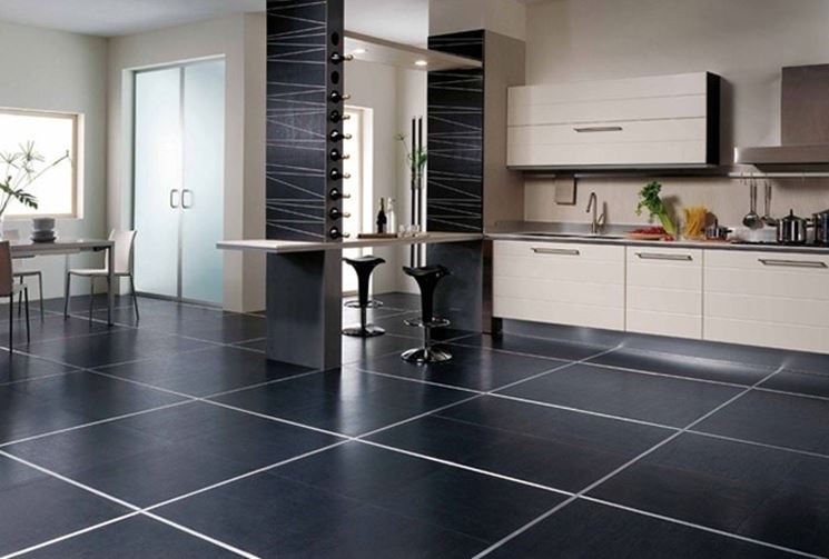 Pavimenti moderni per cucine minimaliste