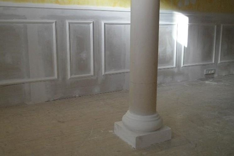 Colonne in cartongesso