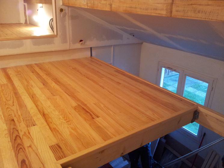Come realizzare un soppalco fai da te il controsoffitto soppalco ... Soppalco di legno