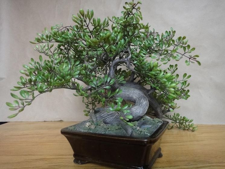 bonsai artificiale completo 